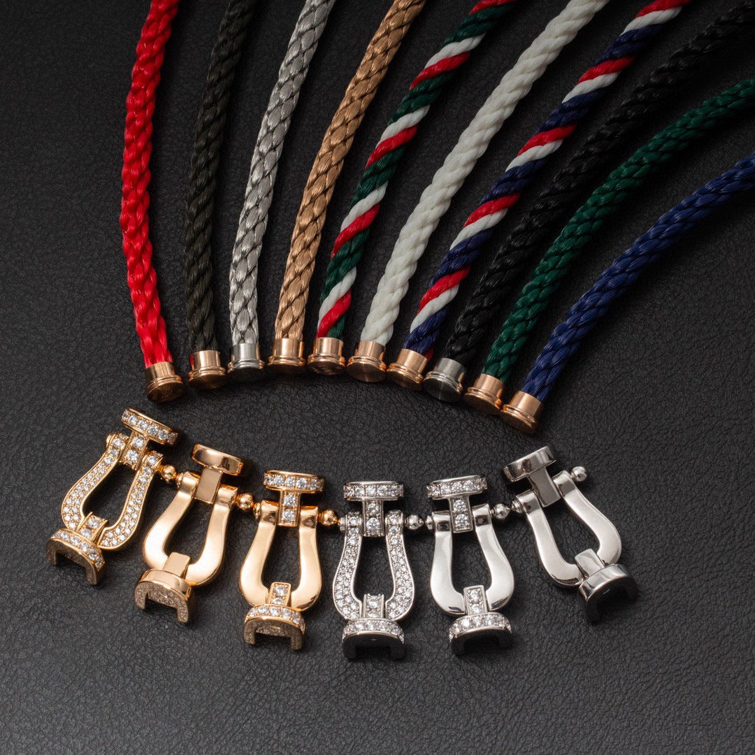 [Elite]FORCE LARGE HORSESHOE NO DIAMOND BRACELET SILVER