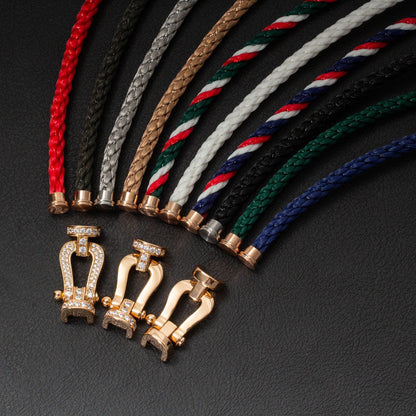 [Elite]FORCE LARGE HORSESHOE NO DIAMOND BRACELET ROSE GOLD