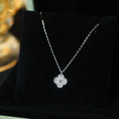 [Elite]CLOVER MINI 9.5MM PENDANT DIAMOND NECKLACE