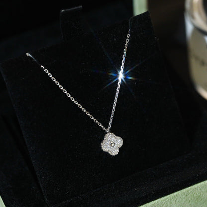 [Elite]CLOVER MINI 9.5MM PENDANT DIAMOND NECKLACE