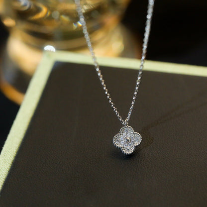 [Elite]CLOVER MINI 9.5MM PENDANT DIAMOND NECKLACE