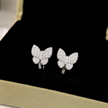 [Elite]BUTTERFLY ALL DIAMOND EARRINGS