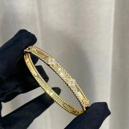 [Elite]CLOVER BRACELET 4MM DIAMONDS