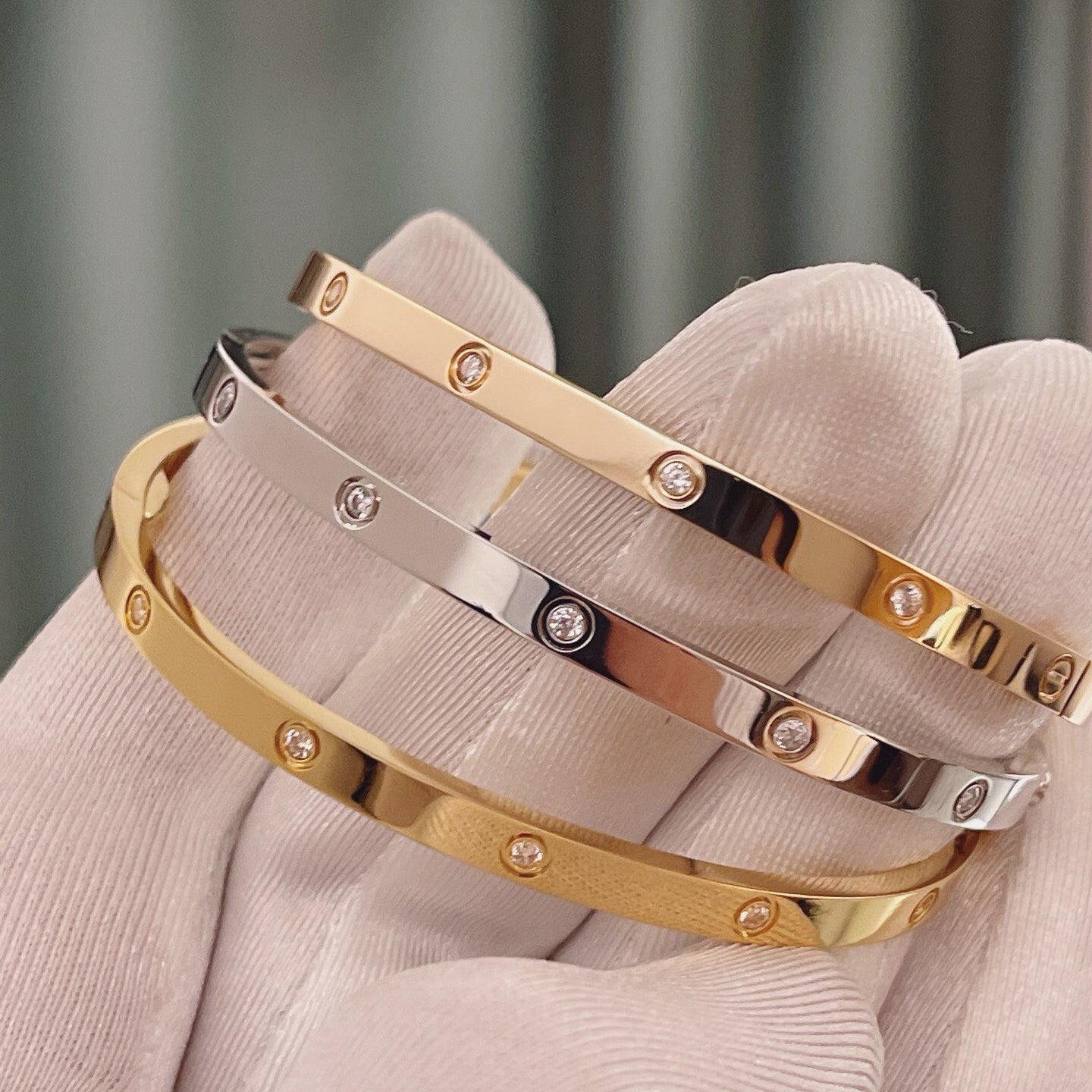 [Elite]LOVE BRACELET 3.65MM 10 DIAMONDS