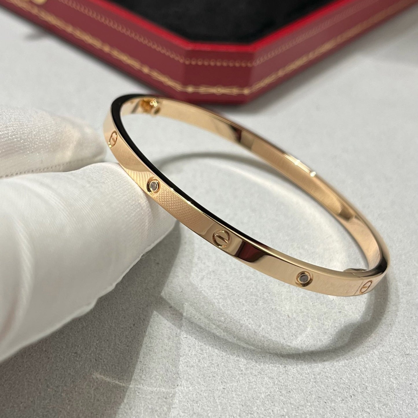 [Elite]LOVE BRACELET 3.65MM 6 DIAMONDS