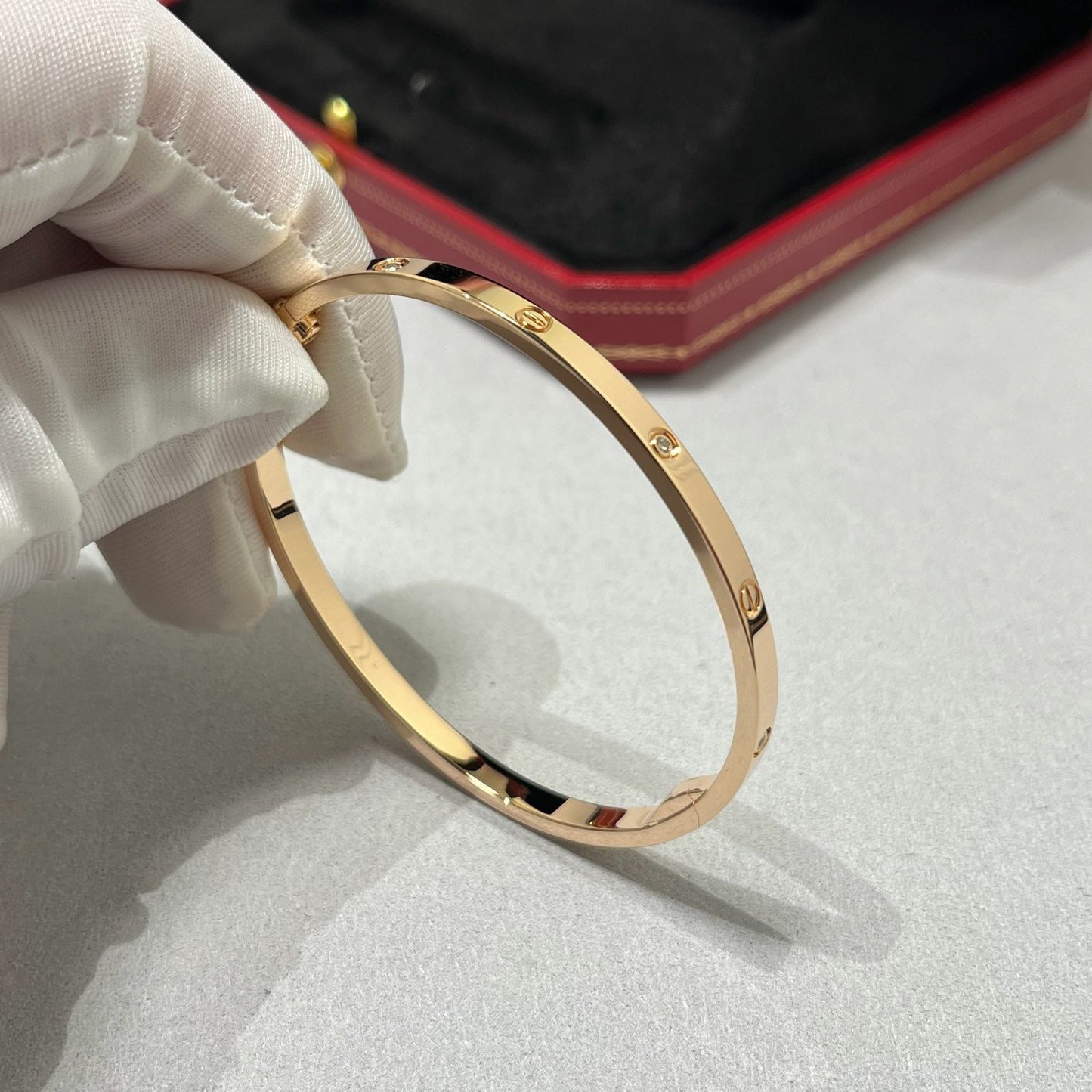 [Elite]LOVE BRACELET 3.65MM 6 DIAMONDS