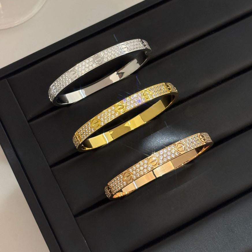 [Elite]LOVE BRACELET 6.1MM DIAMOND-PAVED
