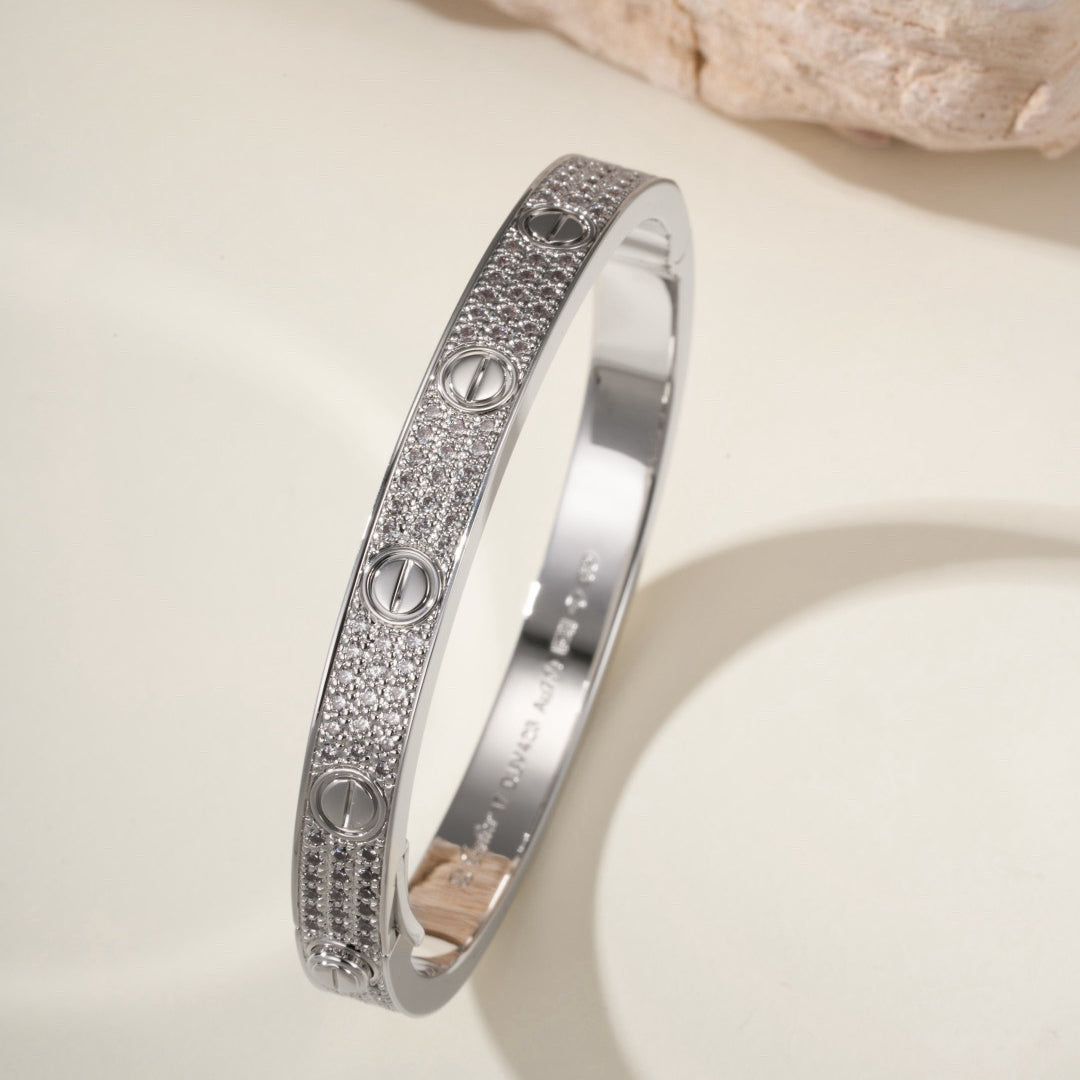 [Elite]LOVE BRACELET 6.1MM DIAMOND-PAVED
