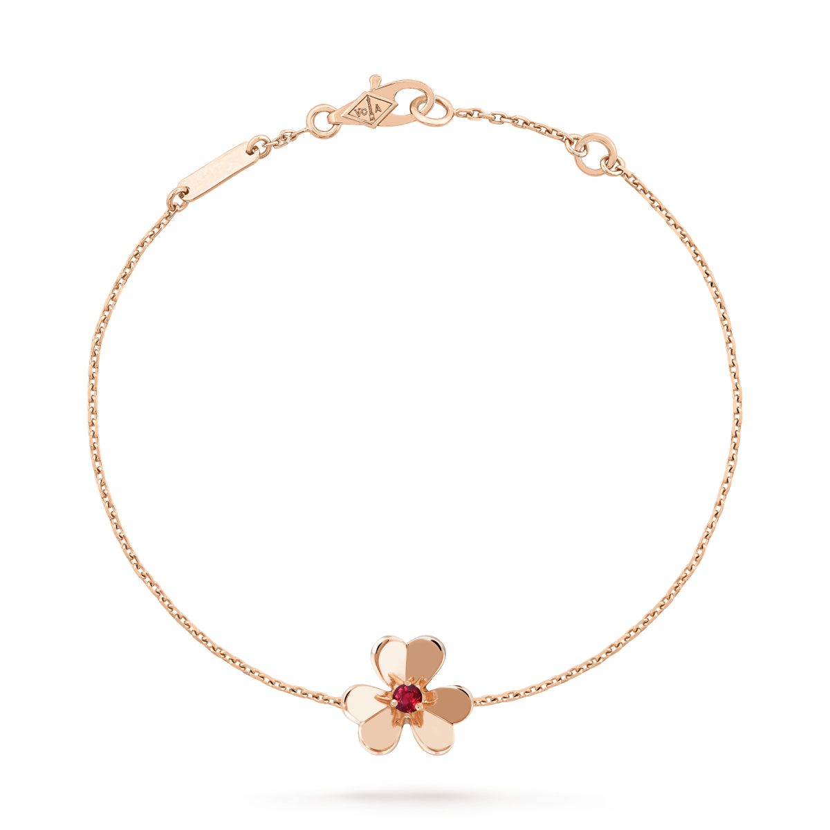 [Elite]FRIVOLE GOLD FLOWER PINK MALACHITE BRACELET