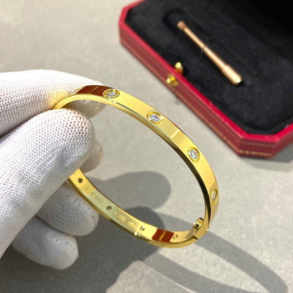 [Elite]LOVE BRACELET 6.1MM 10 DIAMONDS