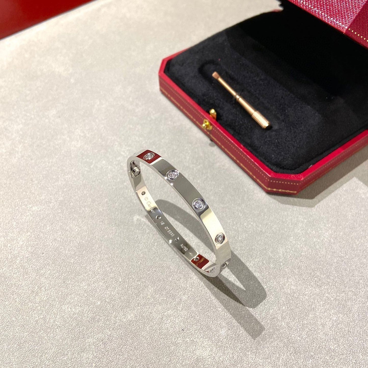 [Elite]LOVE BRACELET 6.1MM 10 DIAMONDS