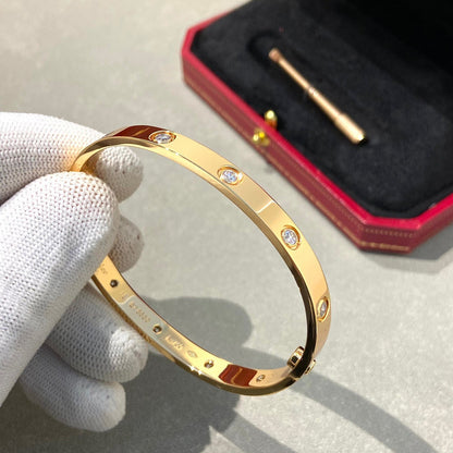 [Elite]LOVE BRACELET 6.1MM 10 DIAMONDS