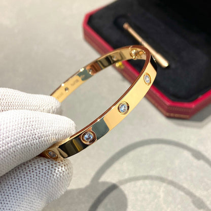[Elite]LOVE BRACELET 6.1MM 10 DIAMONDS
