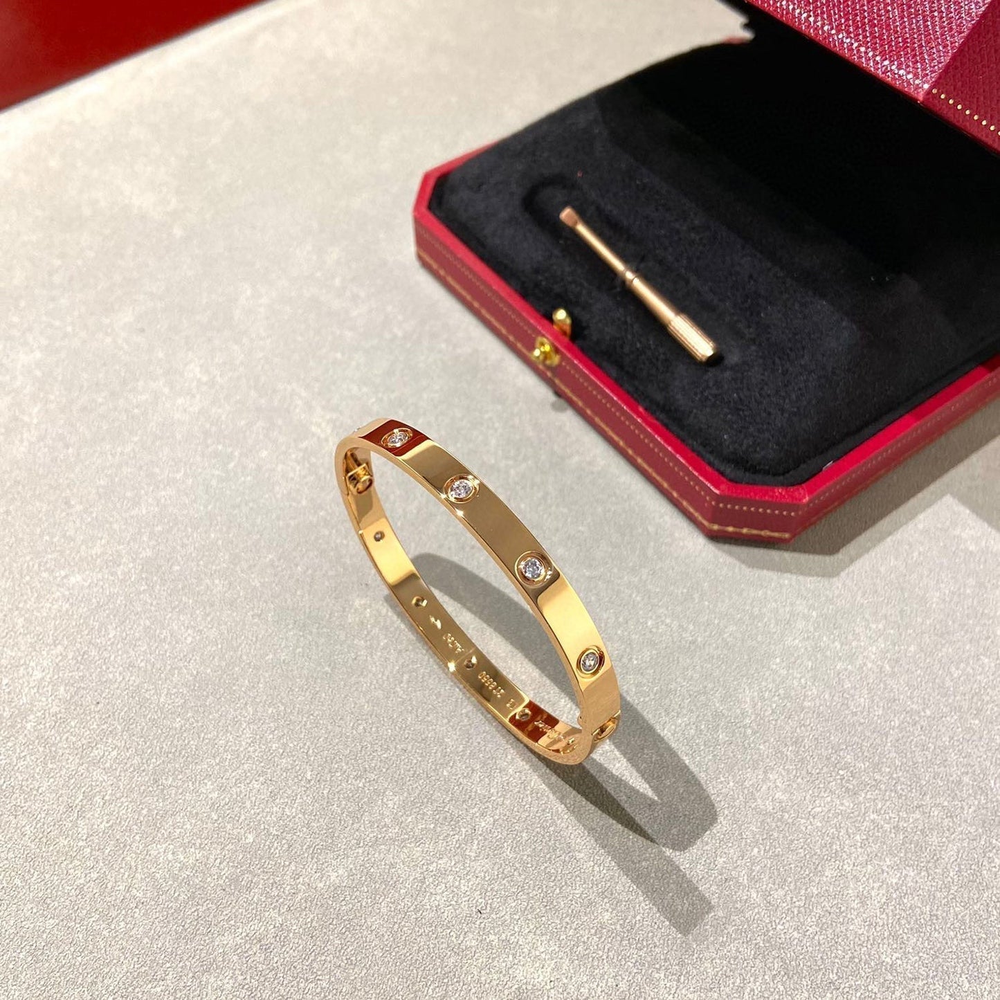 [Elite]LOVE BRACELET 6.1MM 10 DIAMONDS