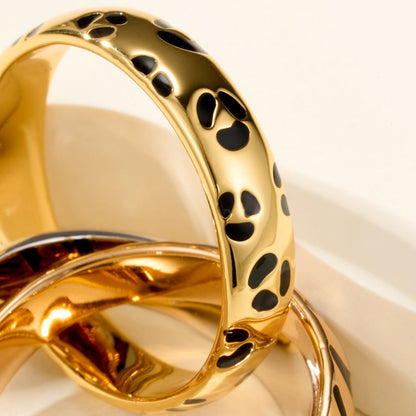 [Elite]TRINITY  RING LEOPARD PRINT