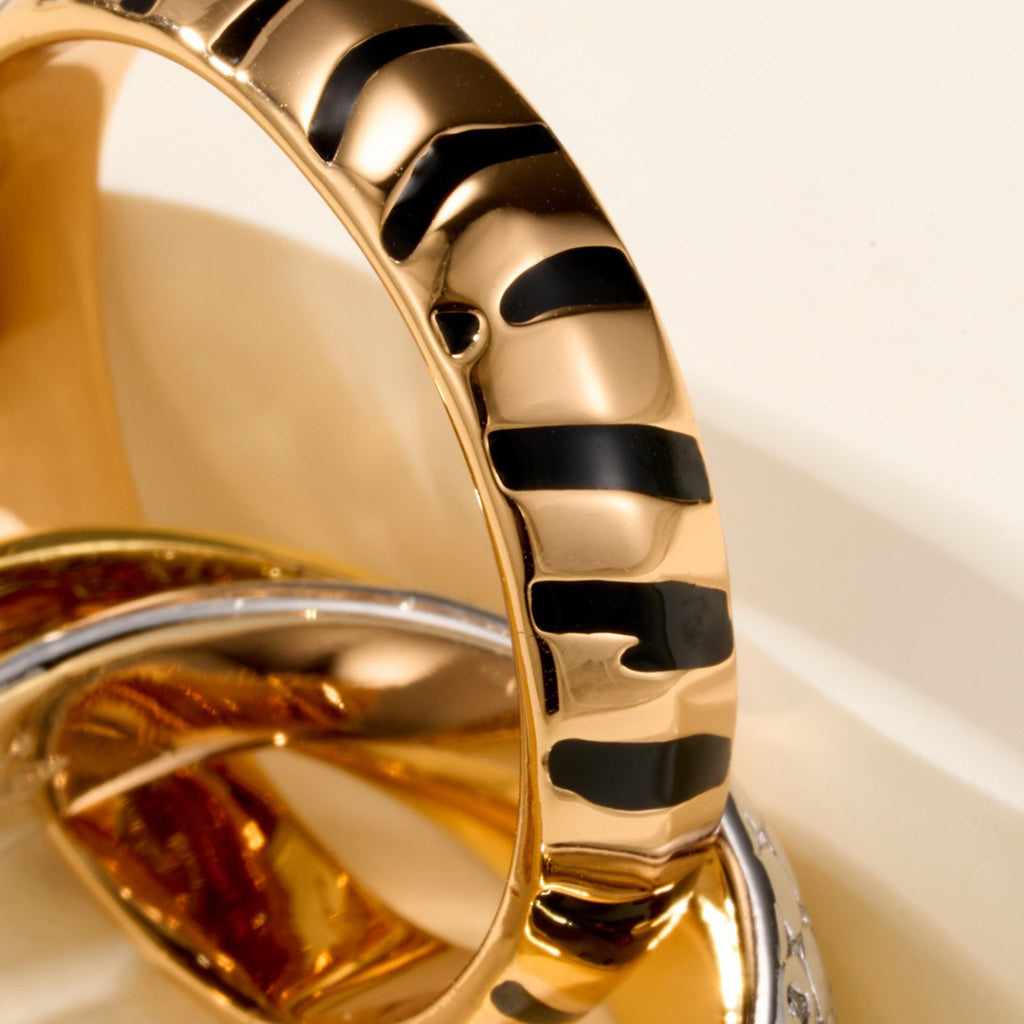 [Elite] TRINITY  RING LEOPARD PRINT
