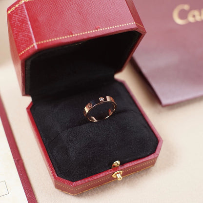 [Elite]LOVE 4MM 1 DIAMOND RING