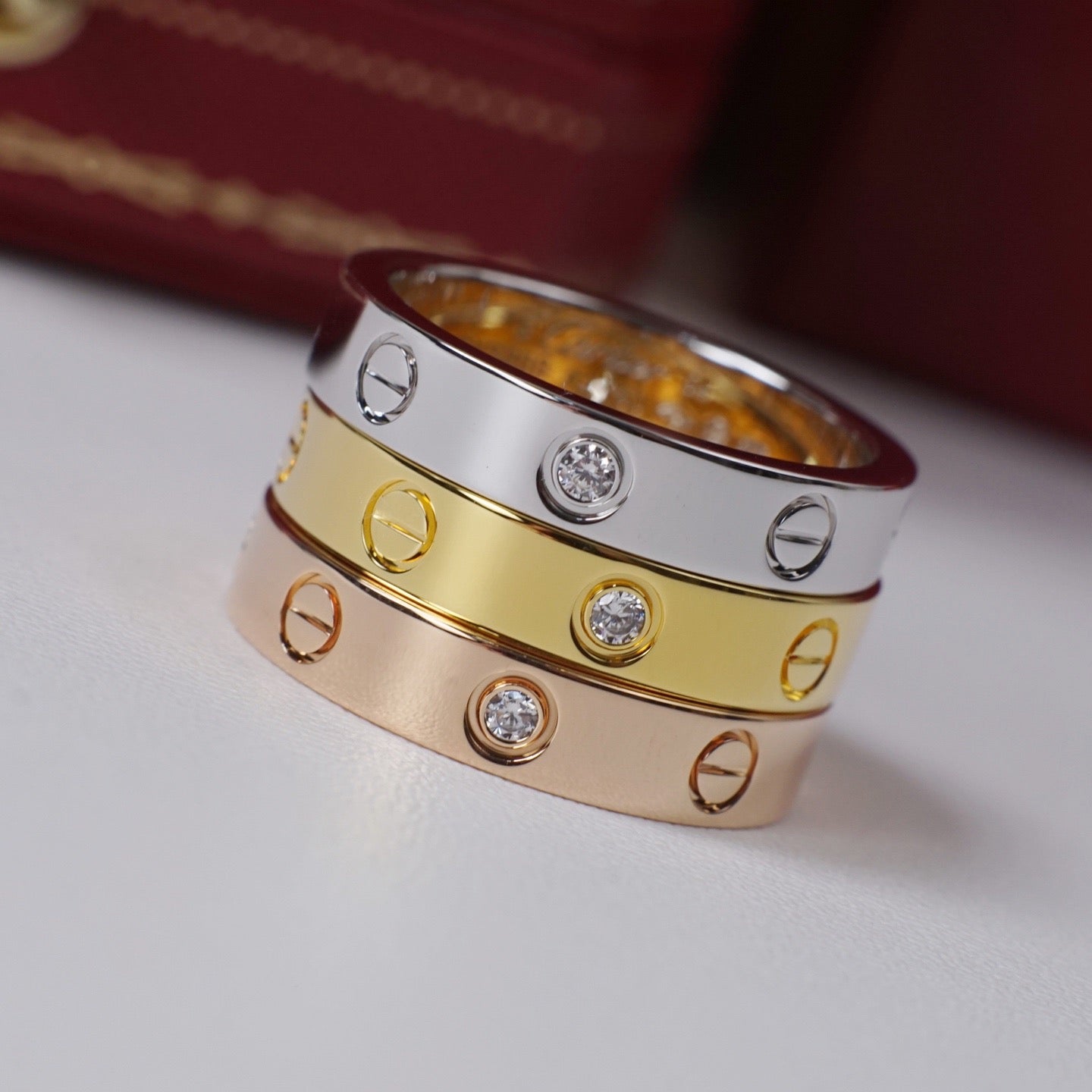[Elite]LOVE 4MM 1 DIAMOND RING