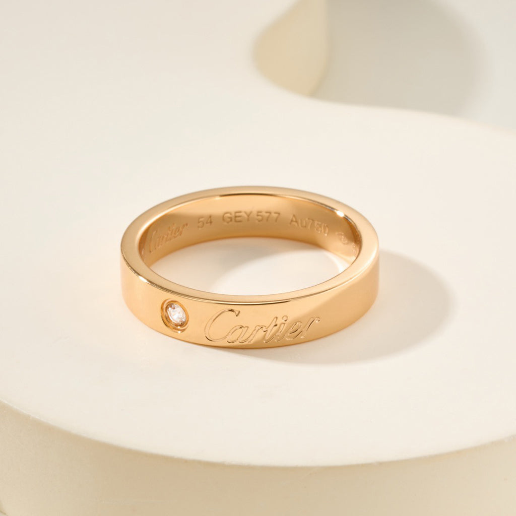 [Elite]LOVE RING 4MM 1 DIAMOND