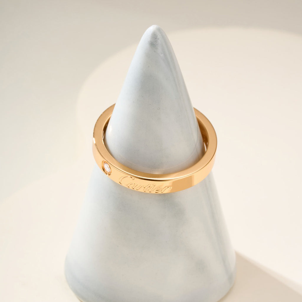 [Elite]LOVE RING 4MM 1 DIAMOND