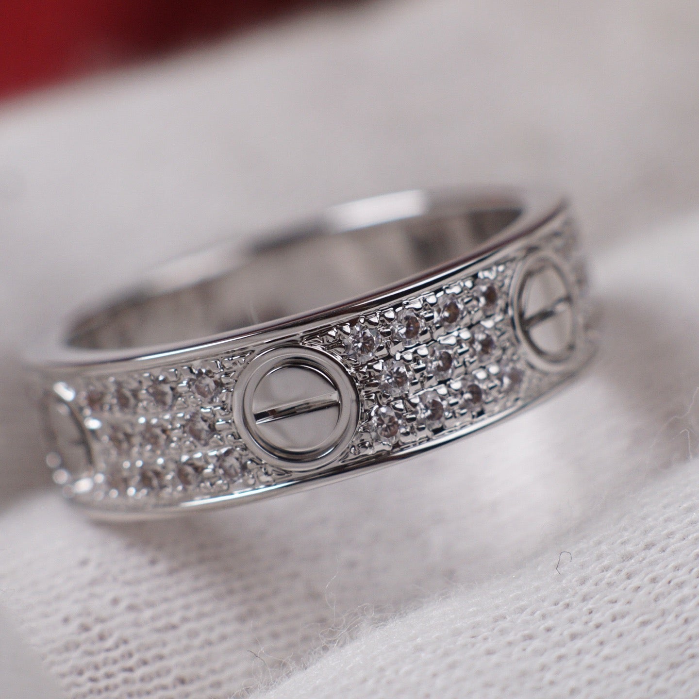 [Elite]LOVE RING 5.5MM DIAMONDS PAVED