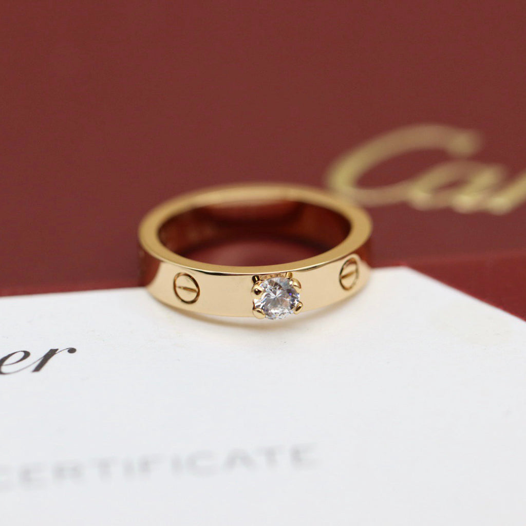 [Elite]LOVE RING 3.6MM 1 BIG DIAMOND