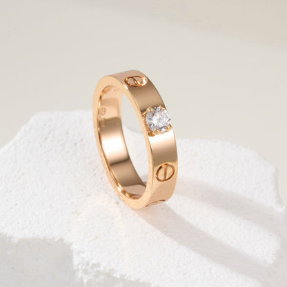 [Elite]LOVE RING 3.6MM 1 BIG DIAMOND
