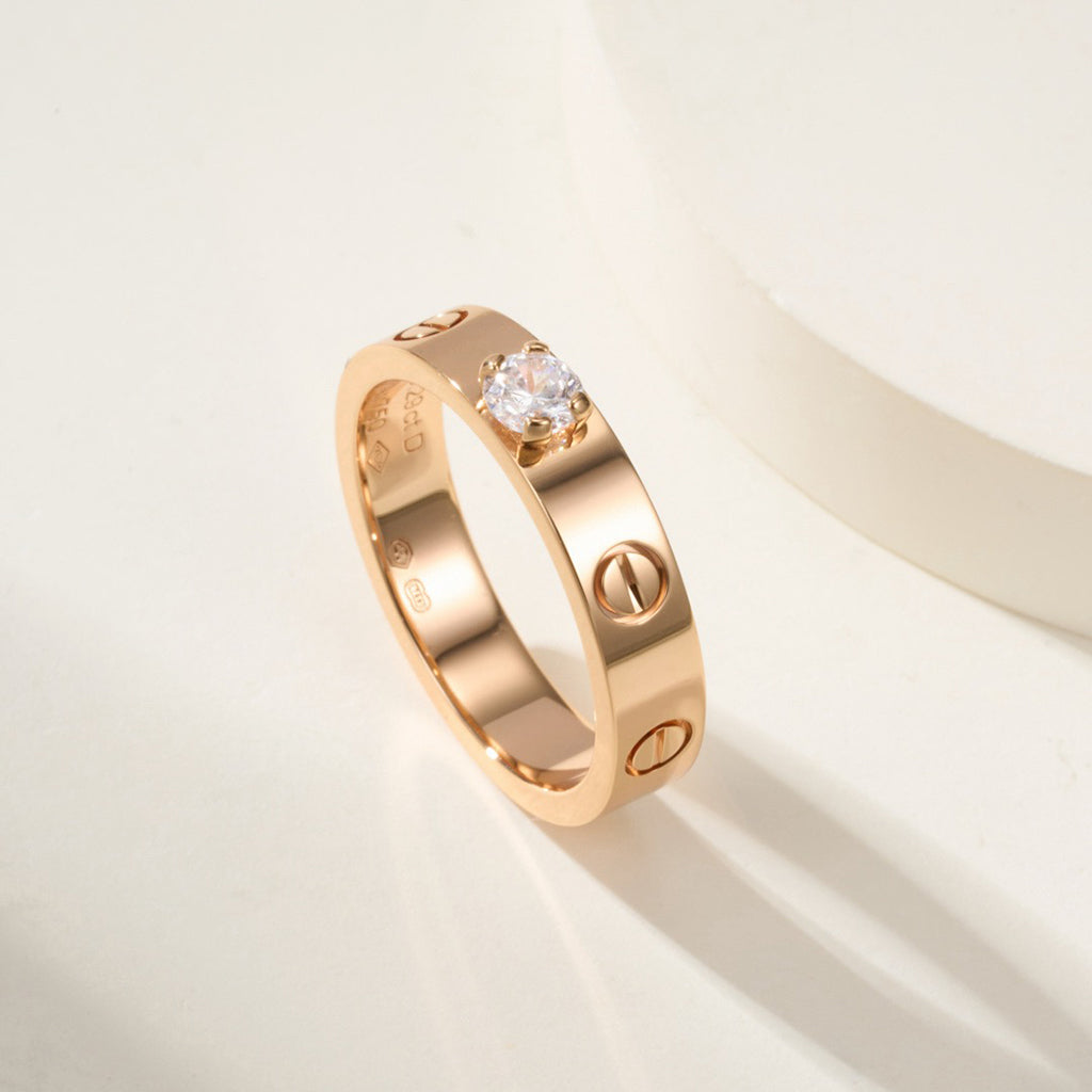 [Elite]LOVE RING 3.6MM 1 BIG DIAMOND