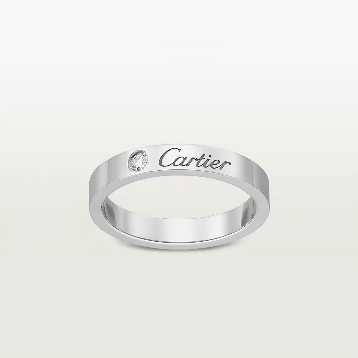 [Elite]LOVE RING 4MM 1 DIAMOND