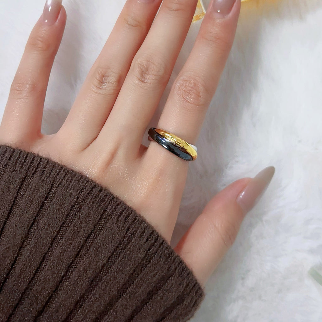 [Elite]TRINITY 3.2MM RING BLACK CERAMIC
