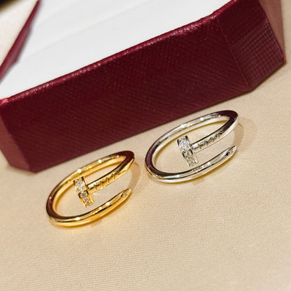 [Elite]JUSTE 1.8MM HALF DIAMOND RING