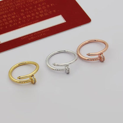 [Elite]JUSTE 1.8MM HALF DIAMOND RING