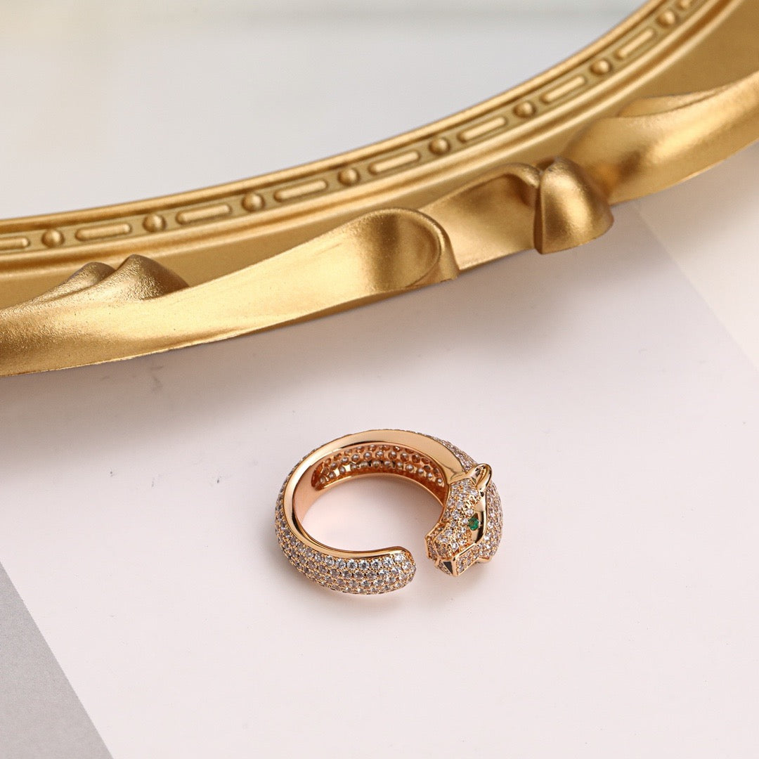 [Elite]PANTHERE FULL DIAMOND SMALL RING