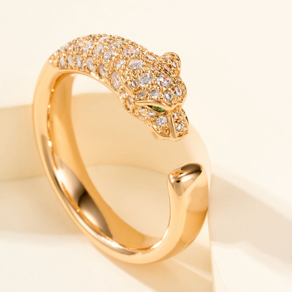 [Elite]PANTHERE HALF DIAMOND SMALL RING