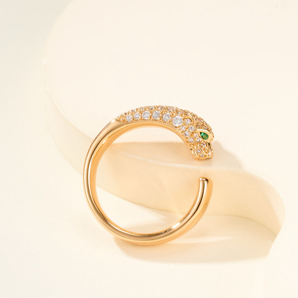 [Elite]PANTHERE HALF DIAMOND SMALL RING