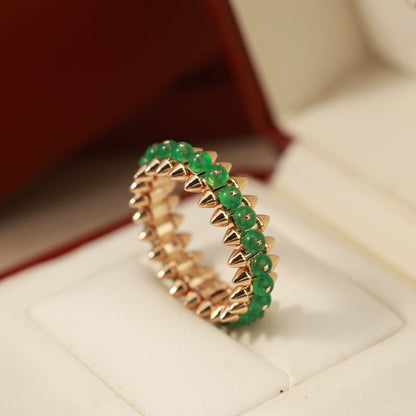 [Elite]CLASH 7.9MM AGATE CHALCEDONY RING