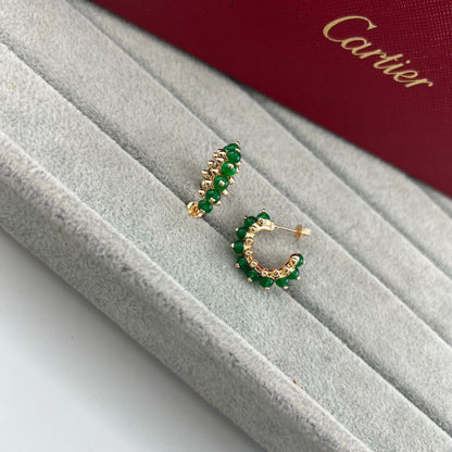 [Elite]CLASH 7.9MM AGATE CHALCEDONY EARRINGS