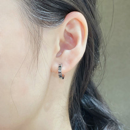 [Elite]LOVE EARRINGS 2.65 MM NO DIAMOND SMALL