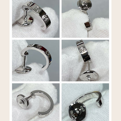 [Elite]LOVE EARRINGS 2.65 MM NO DIAMOND SMALL