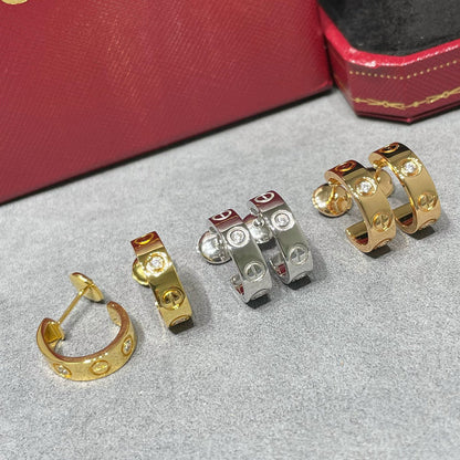 [Elite]LOVE EARRINGS 5.7MM 2 DIAMONDS