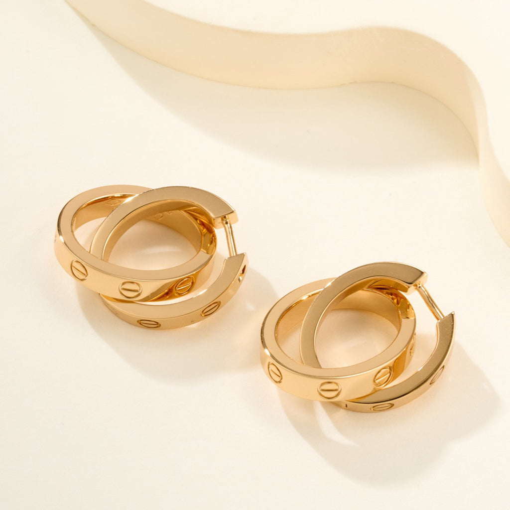 [Elite]LOVE 3.3MM DANGLE EARRINGS