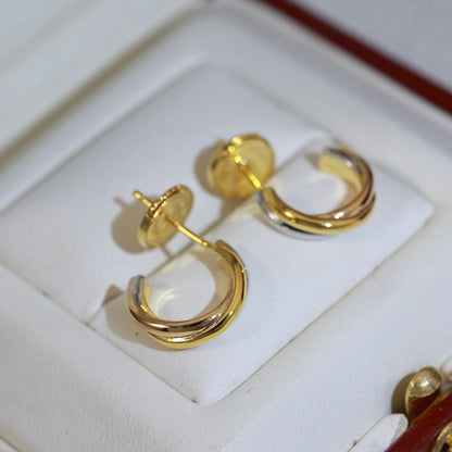 [Elite]TRINITY ON DIAMOND MINI EARRINGS