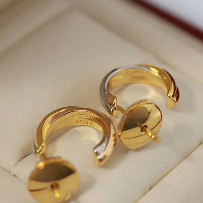 [Elite]TRINITY ON DIAMOND MINI EARRINGS