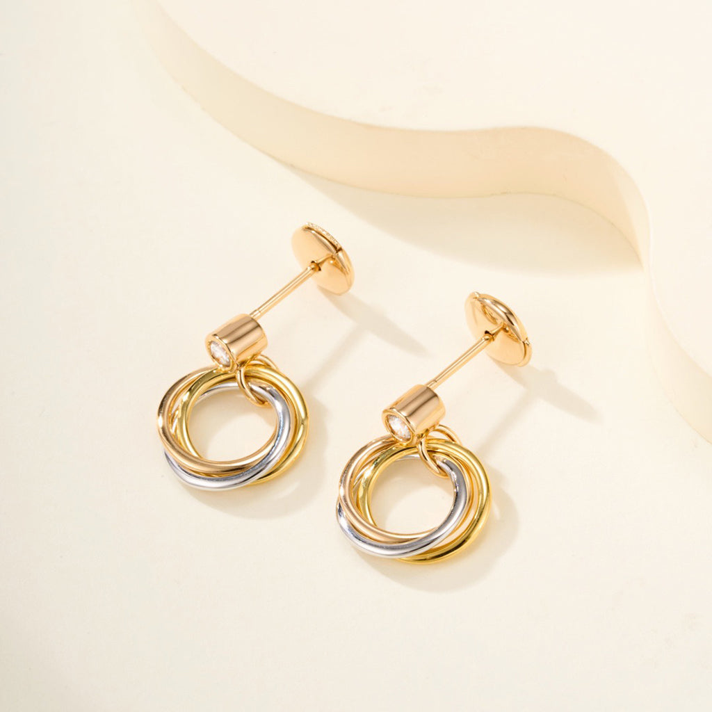 [Elite]TRINITY ON DIAMOND  EARRINGS