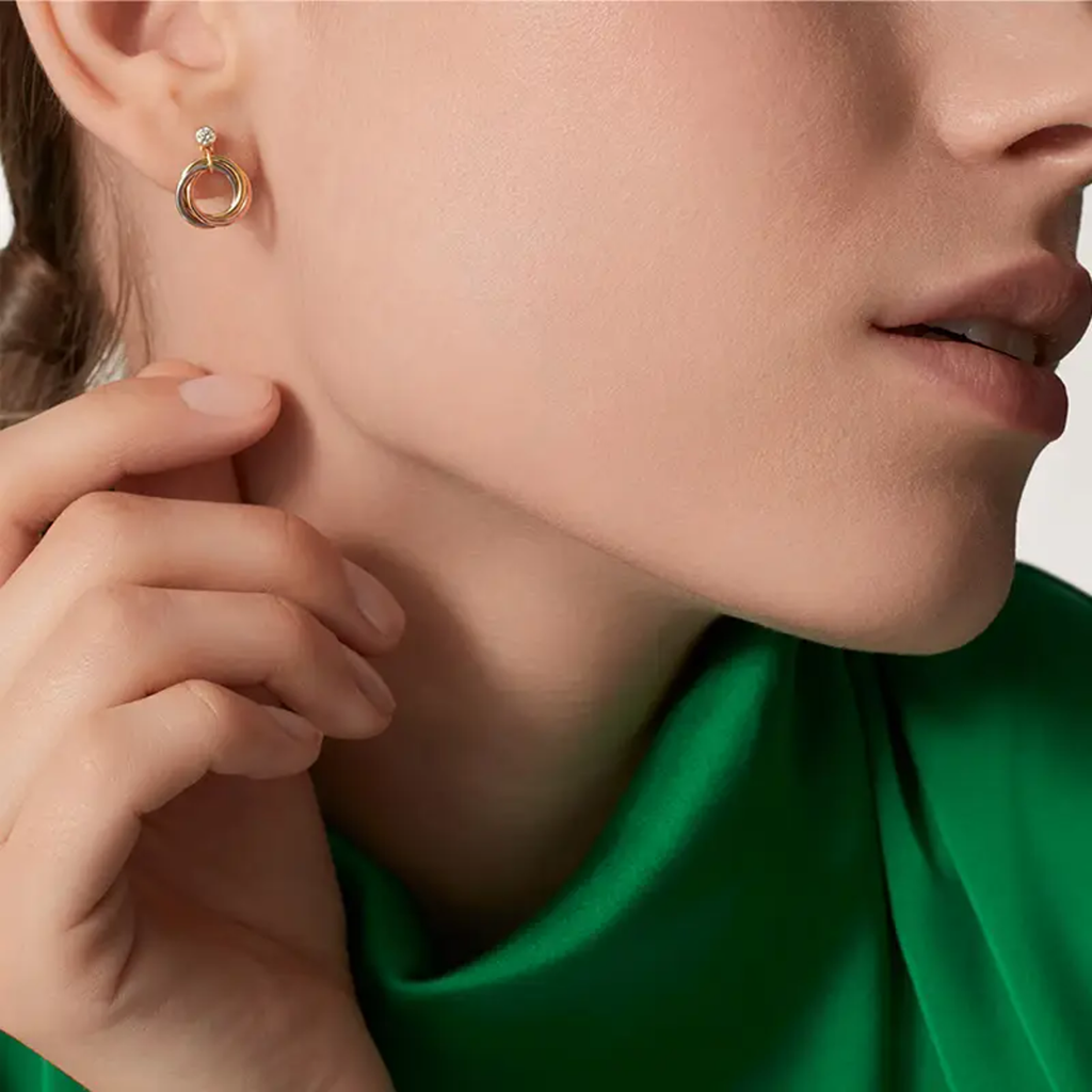 [Elite]TRINITY ON DIAMOND  EARRINGS
