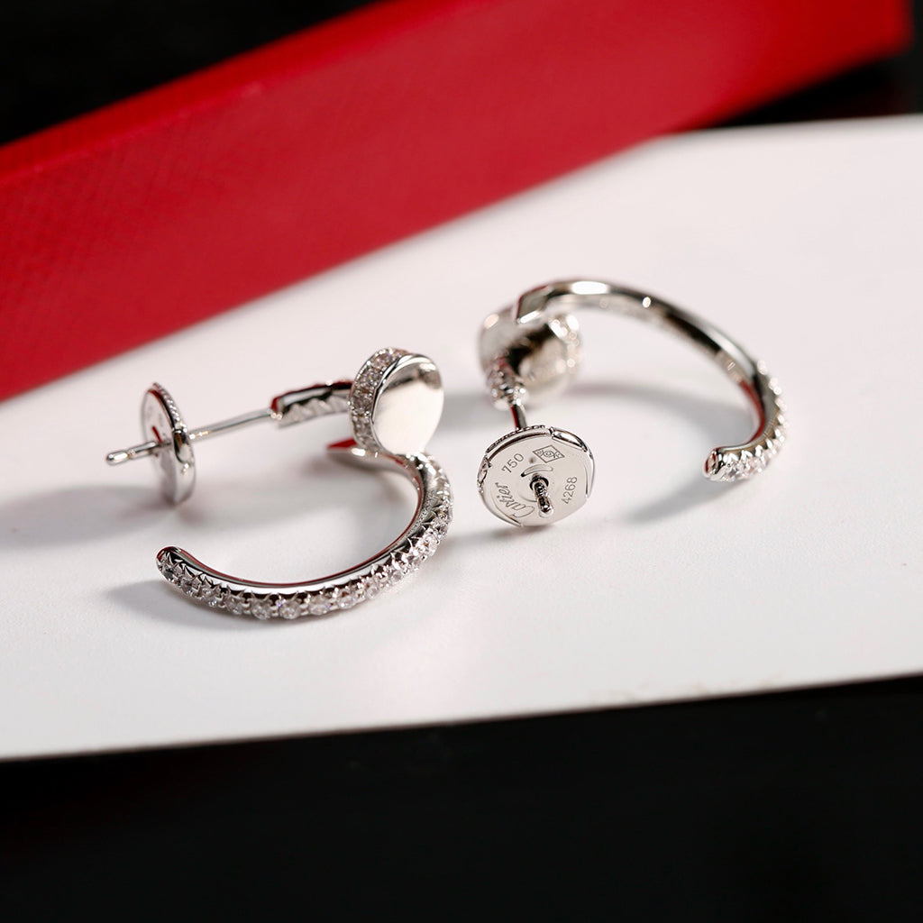 [Elite]JUSTE FULL DIAMOND SMALL EARRINGS
