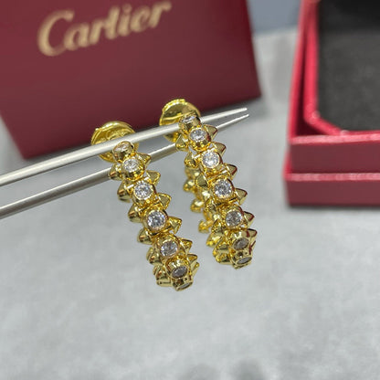 [Elite]CLASH FULL DIAMOND MEDIUM EARRINGS