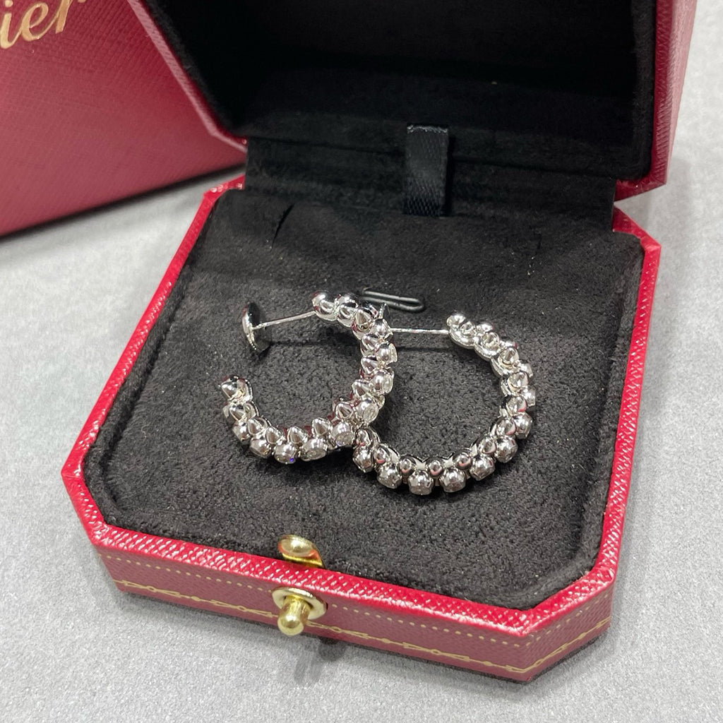 [Elite]CLASH FULL DIAMOND MEDIUM EARRINGS