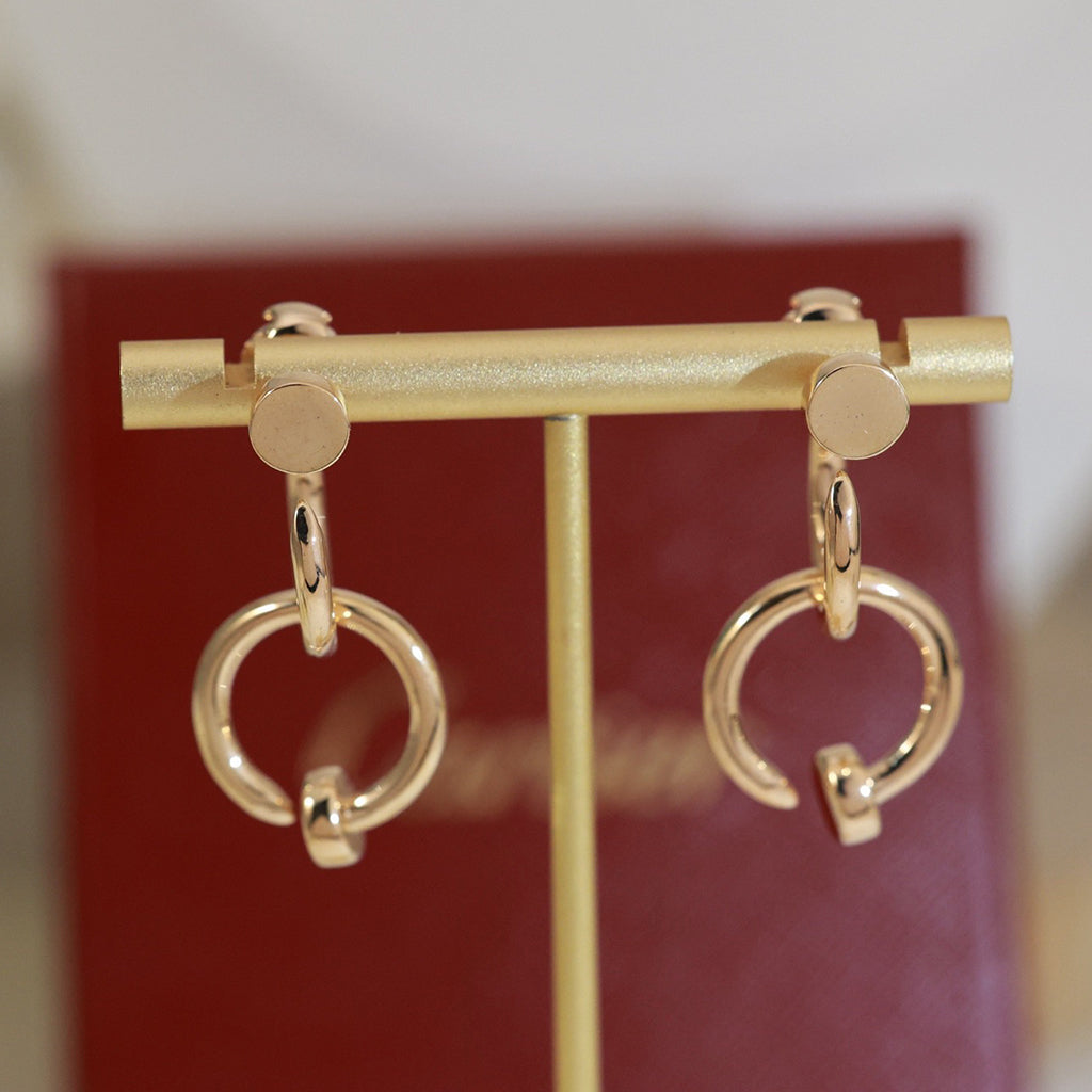 [Elite]JUSTE NO DIAMOND DOUBLE EARRINGS
