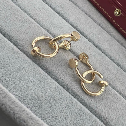[Elite]JUSTE NO DIAMOND DOUBLE EARRINGS
